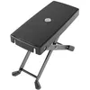 Image de K&M 14640 Repose Pied Guitare Noir Stands et repose-pied