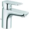 Image de Kludi, Robinetterie de salle de bains, Pure&Style Robinet de lavabo résistant à l'eau, robinet de salle de bain chromé