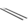 Image de Keuco, Porte-serviettes + crochets pour serviettes, Porte-serviettes Edition 400 2 bras 45 cm fixe chrome 11518
