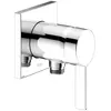 Image de Keuco, Robinetterie de salle de bains, Mitigeur monocommandé IXMO solo Pure UP avec raccord de flexible. Ros carré vc