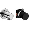 Image de Keuco, Robinetterie de salle de bains, Mitigeur thermostatique de douche IXMO UP avec raccord de flexible. rosace ronde vc