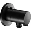 Image de Keuco, Robinetterie de salle de bains, Mitigeur thermostatique de douche IXMO solo UP avec raccord de flexible. Ros rond sw ma