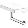 Image de Keuco, Dérouleur de papier toilette, Distributeur papier WC COLLECTION REVA avec tablette en verre forme ouverte vc