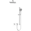 Image de Keuco, Système de douche, IXMO Set de douche 10 Robinetterie thermostatique, 2 consommateurs, barre de douche et pomme d