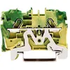 Image de Wago Borne De Passage 2 X 4 Mm2 Vert/Jaune, Accessoires électroniques + boîtier, Vert, Jaune