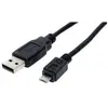 Image de Helos Câble USB 2.0 USB-A mâle/USB-B micro mâle 1,0 m USB 2.0, noir (1 m, USB 2.0), Câble USB
