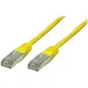 Image de Shiverpeaks Câble patch BASIC-S, cat. 6, S/FTP, jaune, 7,50 m connecteur RJ45 (S/FTP, CAT6, 7.50 m), Câble réseau