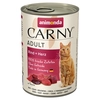 Image de 6x400g boeuf, coeur animonda Carny aliment humide pour chat