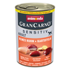 Image de 6x400g animonda Grancarno Adult Single Protein Sensitiv pur poulet, pommes de terre Aliments humides pour chiens