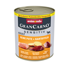 Image de 6 x 800 g animonda Grancarno Adult Single Protein Sensitiv pure dinde, pommes de terre nourriture humide pour chiens