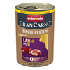 Image de 6x400g Adult Single Protein Supreme pur agneau Animonda GranCarno - Pâtée pour chien