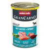 Image de 6x400g animonda GranCarno Original Adult saumon, épinards Pâtée pour chien