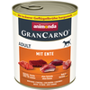 Image de 6x800g animonda GranCarno Original Adult canard Pâtée pour chien
