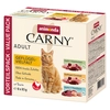 Image de 8x85g lot mixte à la volaille (3 variétés) Animonda Carny - Pâtée pour chat