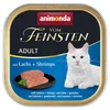 Image de 32x100g Adult saumon, crevettes Animonda Vom Feinsten - Pâtée pour chat