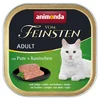Image de 32x100g Adult dinde, lapin Animonda Vom Feinsten - Nourriture pour Chat