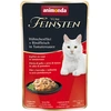 Image de 18 x 50g animonda Vom Feinsten Adult en sauce, filets de poulet + viande de boeuf à la sauce tomate, nourriture humide pour chat
