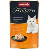 Image de 18 x 50g animonda Vom Feinsten Adult en sauce, filets de poulet + magret de canard en sauce, nourriture humide pour chat