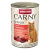 Image de animonda Carny Senior 6 x 400 g pour chat   boeuf, coeurs de dinde