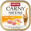 Image de 32 x 100 g animonda Carny Adult Pure & Mild poulet, fromage, nourriture humide pour chat