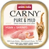 Image de 32 x 100 g animonda Carny Adult Pure & Mild poulet, crevettes, nourriture humide pour chat