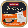 Image de 6x100g Adult Coeur gourmand poulet, boeuf, carottes Animonda Vom Feinsten - Pâtée pour chat