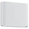 Image de Trio Thames Ii Applique Murale Extérieure Moderne 11cm 2 Lumières Haut Bas Blanc Mat 3000K IP54