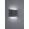 Image de TRIO, Applique, Thames II incl. 2 x LED,SMD,2,5 Watt,3000K,260 Lm. Corps: Fonte daluminium, Anthracite L:11,5cm, H:9,0cm, P:3,0cm IP54,Point lumineux en haut et en bas,Montage au mur