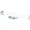Image de Trio, Éclairage d'extérieur, Applique murale Mattimo en chrome et blanc 4,3W 450lm IP44 404 mm (450 lm, IP44)