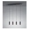 Image de Suspensions marley noir mat 4x35w gu10