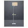 Image de Lampadaire etagere avec tablette claas nickel 60w e27