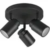 Image de Trio, Spot de plafond, Angelo 880430332 noir Projecteur IP44 3flg (GU10)