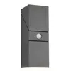 Image de Applique Double Led Réglable Avon Anthracite IP54 Trio Lighting Détecteur de Mouvement