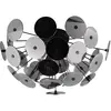 Image de Trio, Plafonnier, Discalgo - Deckenlampe - Schwarze Matte - exkl (E14)