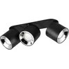 Image de Trio, Spot de plafond, Guayana Plafonnier GU10 triple noir mat (GU10)