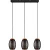 Image de Reality, Suspension, Bidar Suspension E27 triple  15cm noir-or Réglable en hauteur (E27)