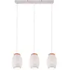 Image de Reality, Suspension, Bidar Suspension E27 triple  15cm Blanc Mat Réglable en hauteur (E27)