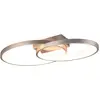Image de Reality, Plafonnier, LED-Deckenleuchte Malaga R64482107 nickel-matt, 25 W, 2900 lm, 3000 K (2900 lm)