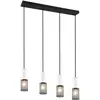 Image de Trio, Suspension, Tosh - Hanging Lamp - Schwarz und Weiss - exkl. 4x E27 40W - Einstellbar in Höhe (E27)