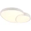 Image de Trio, Plafonnier, Rise LED Plafonnier 45W dimmable Blanc Mat CCT couleur de lumière réglable Veilleuse (5300 lm)