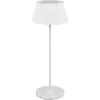 Image de Trio, Lampe de table, Reality Leuchten LED Extérieur Batterie Lampe de table Suarez R57706131, Métal Blanc mat, incl. 1.5