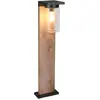 Image de Trio, Éclairage d'extérieur, Ardila - Éclairage sur pilotis - Élément en bois - excl. 1x E27 4W - détecteur de crépuscule - (E27, IP44)