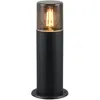Image de Trio, Éclairage d'extérieur, HOOSIC - Paalverlichting - Zwart mat - excl. 1x E27 4,9W - Buitenverlichting - IP44 (E27, IP44)
