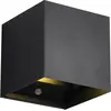 Image de Reality, Éclairage d'extérieur, Talent LED Applique murale 2x0,5W 10cm noir mat blanc chaud (50 lm, IP44)