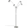 Image de Trio, Lampadaire, Marley - Stehlampe - Nickelmatte - exkl. (GU10)