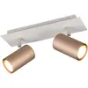 Image de Trio, Plafonnier, MARLEY - Spot - Mokka - excl. 2x GU10 4,9 W - (GU10)