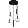 Image de Trio, Suspension, MATARO - Hanglamp - Zwart mat - excl. 1x E27 4,9 W - Plafondbevestiging - In hoogte verstelbaar (E27)