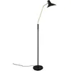 Image de Trio, Lampadaire, TRAVELLER - Vloerlamp - Zwart-goud - excl. 1x E27 4 W - Flexibel (E27)