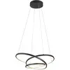 Image de Trio, Suspension, Luminaires LED Suspension Darvin 349110132, métal noir mat, incl. 34 watts LED, couleur de lumière (4500 lm)