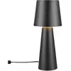 Image de Trio, Lampe de table, NUBIAN - Tafellamp - Zwart mat - excl. 1x E27 7 W - Snoerschakelaar (E27)